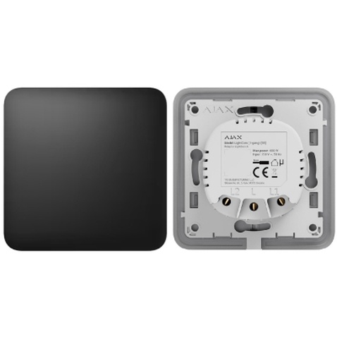 Розумний вимикач Ajax LightSwitch 1-gang/чорний (ALS1B)