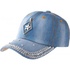 Кепка Kitti джинсова зі стразами (Y8350-4-54G-blue)