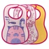 Слинявчик Chicco Weaning Bib 3 шт.рожевий (16301.10)