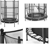 Батут  Salta Junior trampoline круглий 140 см Black 5426A