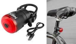 Ліхтар велосипедний  Neo Tools задній, 30 люмен, 0.5Вт, USB, 400 мАг,91-003