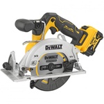 Дискова пила  DeWALT 12В XR Li-lon безщіткова, диск 140х20 мм, 2x5Ah, кейс TSTAK (DCS512P2)