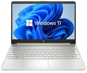 Ноутбук HP 15s-fq2619nw (6Y7X5EA)15.6", 1920х1080 (FullHD), IPS, Intel Core i3 1115G4 (4.1 ГГц), 8 ГБ, SSD - 256 ГБ, Intel UHD Graphics, Windows 11 Home, 1.69 кг, золотий