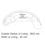 Гальмівні колодки HI-Q SA055-NEW