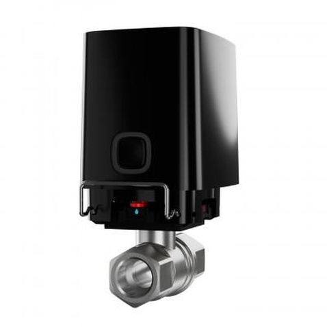 Розумний кульовий кран  Ajax WaterStop 1/2" Jeweler, бездротовий, чорний 000029711