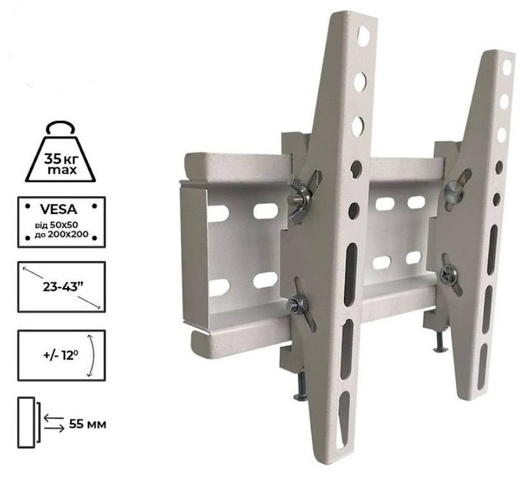 Кронштейн  Charmount TV02T White