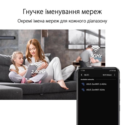 Маршрутизатор Wi-Fi Asus ZenWiFi XD4 Plus 1pk Black (90IG07M0-MO3C10)