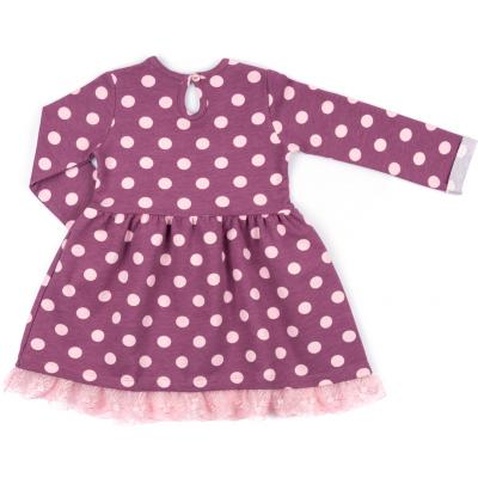 Плаття Breeze в розовый горошек с оборочкой (8659-86G-pink)