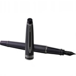 Ручка пір'яна Waterman EXPERT Metallic Black Lacquer RT  FP F (10 046)