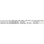 Лінійка Economix 30 см таблиці: множення, обсягу, площі, маси, друкована (E81330-02)