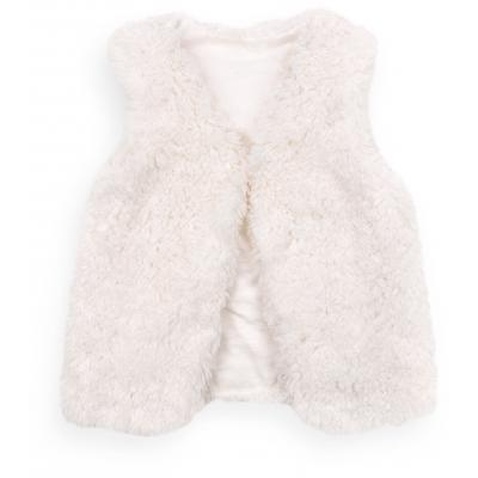 Жилет Breeze зі штучного хутра (9942-110G-beige)