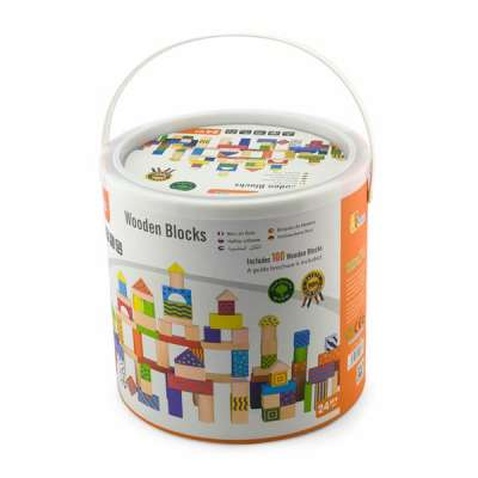 Кубики Viga Toys Барвисті блоки 100 шт., 3 см (59696)