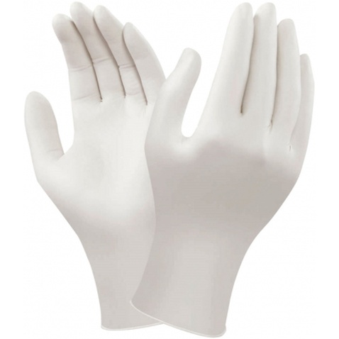 Медичні рукавички Medicare текстуровані неприпудрені L білі (52-066)