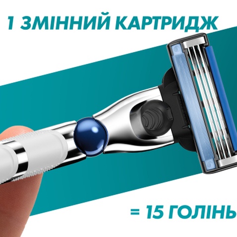 Змінні касети Gillette Mach 3 Turbo 5 шт. (7702018552344)