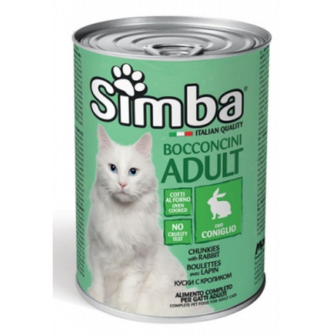 Консерви для котів Simba Cat Wet кролик 415 г (8009470009089)