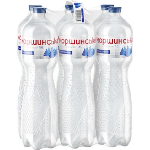 Мінеральна вода Моршинська 1.5 газ пет (4820017000055)