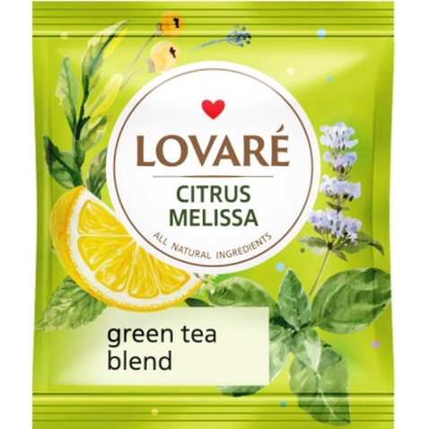 Чай Lovare Citrus Melissa 50х1.5 г (lv.77637)