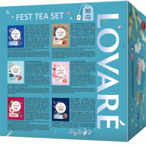 Чай Lovare Fest Tea Set 90 пакетиків асорті (lv.79907)