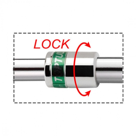 Тріскачка Toptul телескопічна 1/2" 36 зубців (GBAE0201)