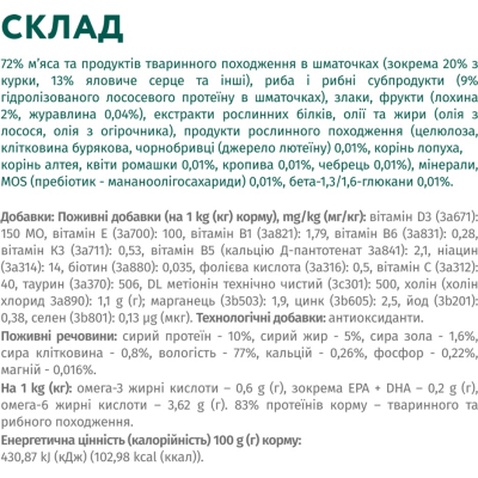 Вологий корм для собак Optimeal з лососем та лохиною в соусі 100 г (4820215369725)