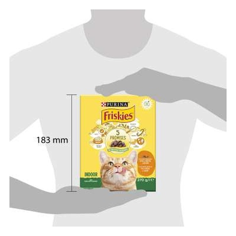 Сухий корм для кішок Purina Friskies Indoor з куркою та овочами 270 г (7613035351820)