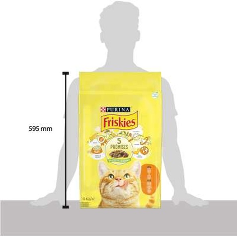 Сухий корм для кішок Purina Friskies з куркою та овочами 10 кг (5997204505101)