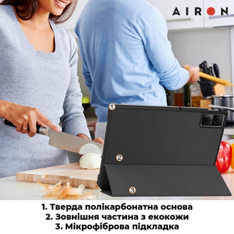 Чохол до планшета AirOn Premium Xiaomi Redmi Pad SE 11" 2023 + Film (4822352781105)