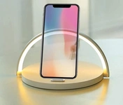 Бездротовий ЗП XO WX030 3в1 15W + нічник + тримач Швидка зарядка (Білий)