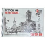 Альбом для малювання Santi для графіки Fine art sketches, А4 20 л (742620)