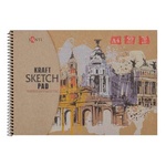 Альбом для малювання Santi з крафтового папера А4, 50 аркушів (742752)