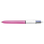 Ручка масляна Bic 4 in 1 Colours Shine Pink рожева (bc982875)