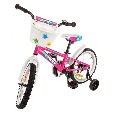 Дитячий велосипед Lerock RX16' Girl pink/white (RA-43-101)