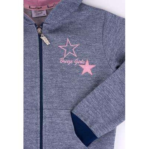 Спортивний костюм Breeze з рожевими лампасами (9553-140G-blue)
