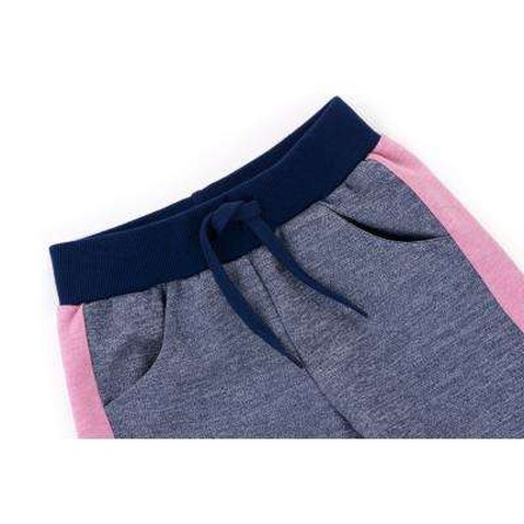 Спортивний костюм Breeze з рожевими лампасами (9553-152G-blue)