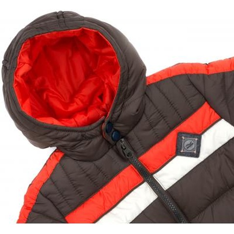 Куртка Verscon з помаранчевою смугою (2663-116B-brown)