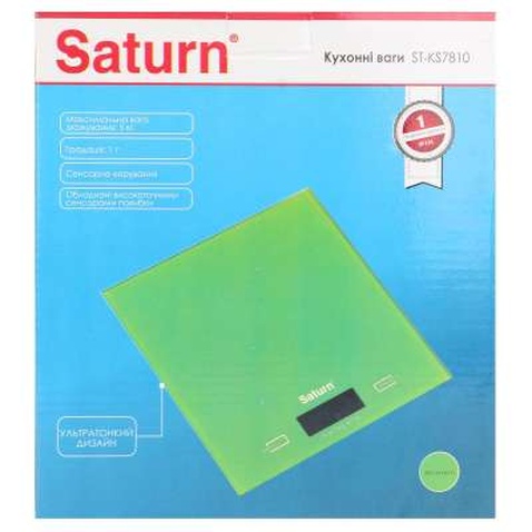 Ваги кухонні Saturn ST-KS7810 green