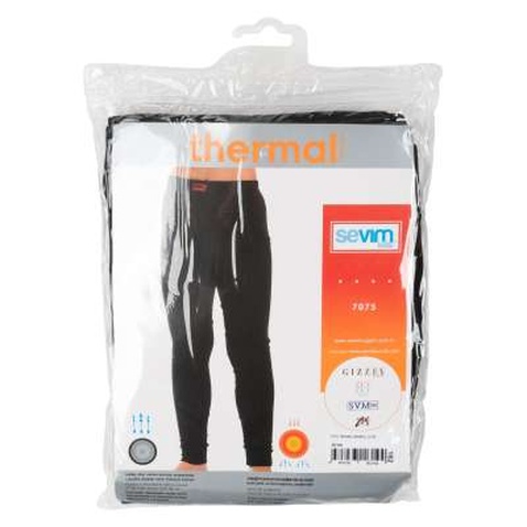 Підштанники Sevim термо однотонні (7075-128B-black)