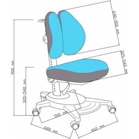Дитяче крісло FunDesk Pittore Blue