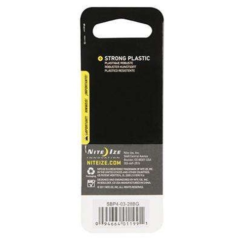 Карабін туристичний Nite ize Plastic Carb S Biner Size 4 NI795 Brown (4823082709441)