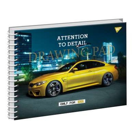Альбом для малювання Yes А4 Auto tuning на спіралі, 20 аркушів (130473)