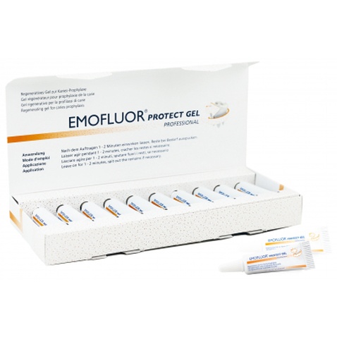 Гель для ротової порожнини Dr. Wild Emofluor Protect професійний для захисту зубів 10 х 3 мл (2100000025237)