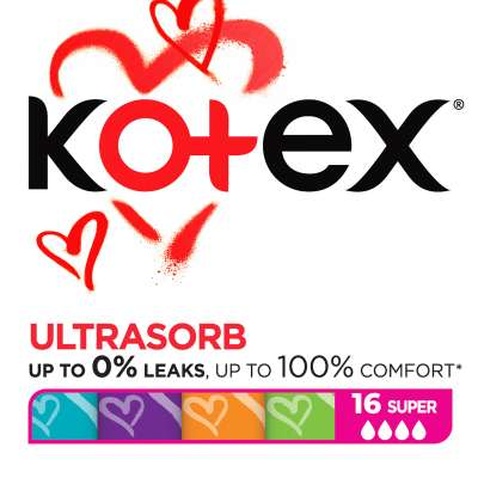 Тампони Kotex Super 16 шт. (5029053534572)