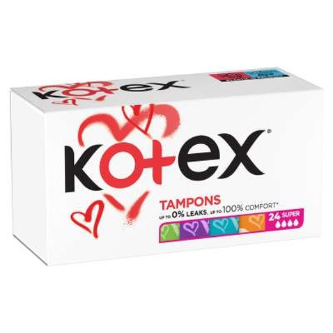 Тампони Kotex Super 24 шт. (5029053534626)