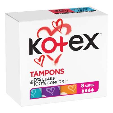 Тампони Kotex Super 8 шт. (5029053534541)