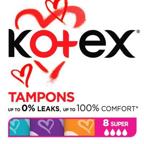 Тампони Kotex Super 8 шт. (5029053534541)