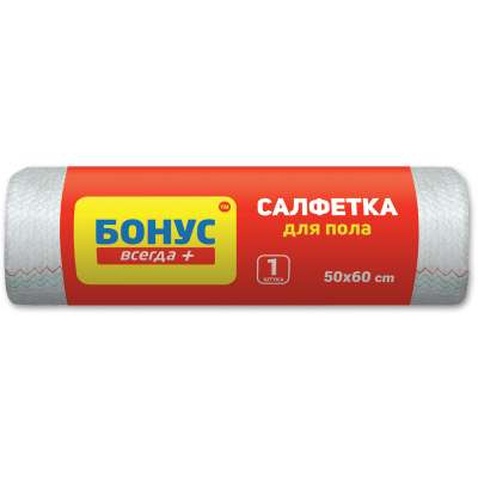 Ганчірка для підлоги Бонус 50x60 см 1 шт. (4820048483957)