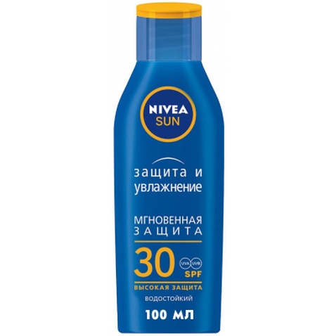 Засіб від засмаги Nivea лосьйон SPF 30 захист від UVA/UVB-променів та опіків 100 мл (40059112)