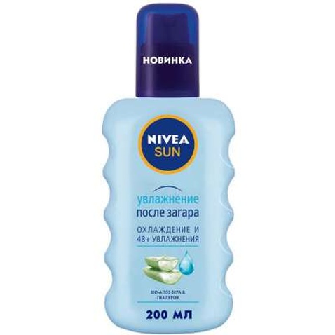 Засіб після засмаги Nivea Sun Освіжаючий спрей Зволоження після засмаги 200 мл (4005900699503)