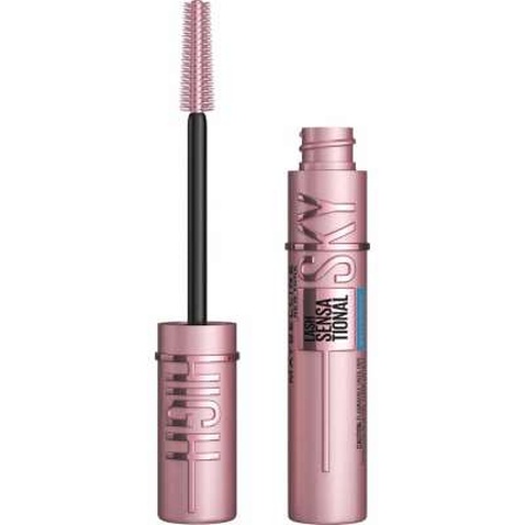 Туш для вій Maybelline New York Lash Sensational Sky High Водостійка Чорна 6 мл (30167223)