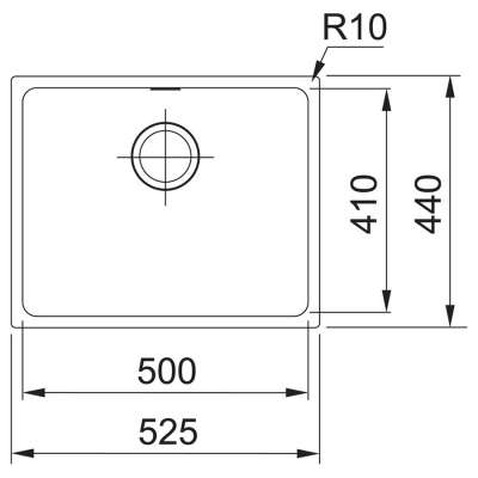 Мийка кухонна Franke SIRIUS SID 110-50 (125.0395.602)